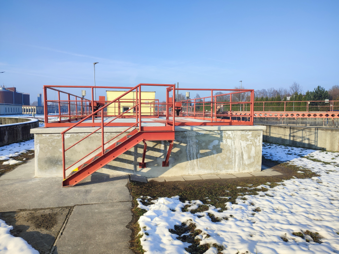 Sanace betonového povrchu rozdělovací komory